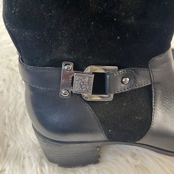 ANNE KLEIN LEATHER BOOTS SIZE 7M - Picture 4 of 10